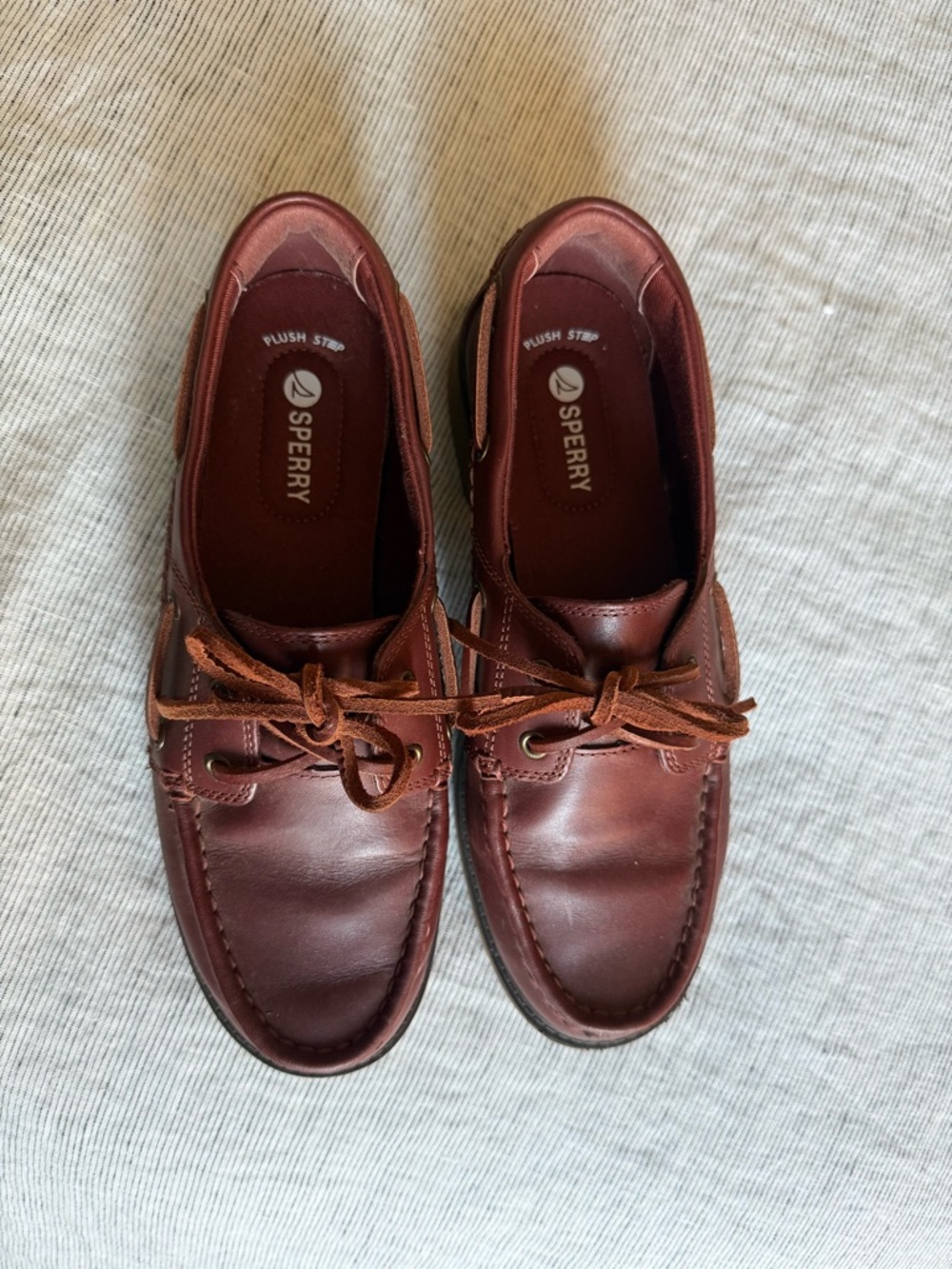 Sperry womens Brown Leather Boat Shoes size 8.5